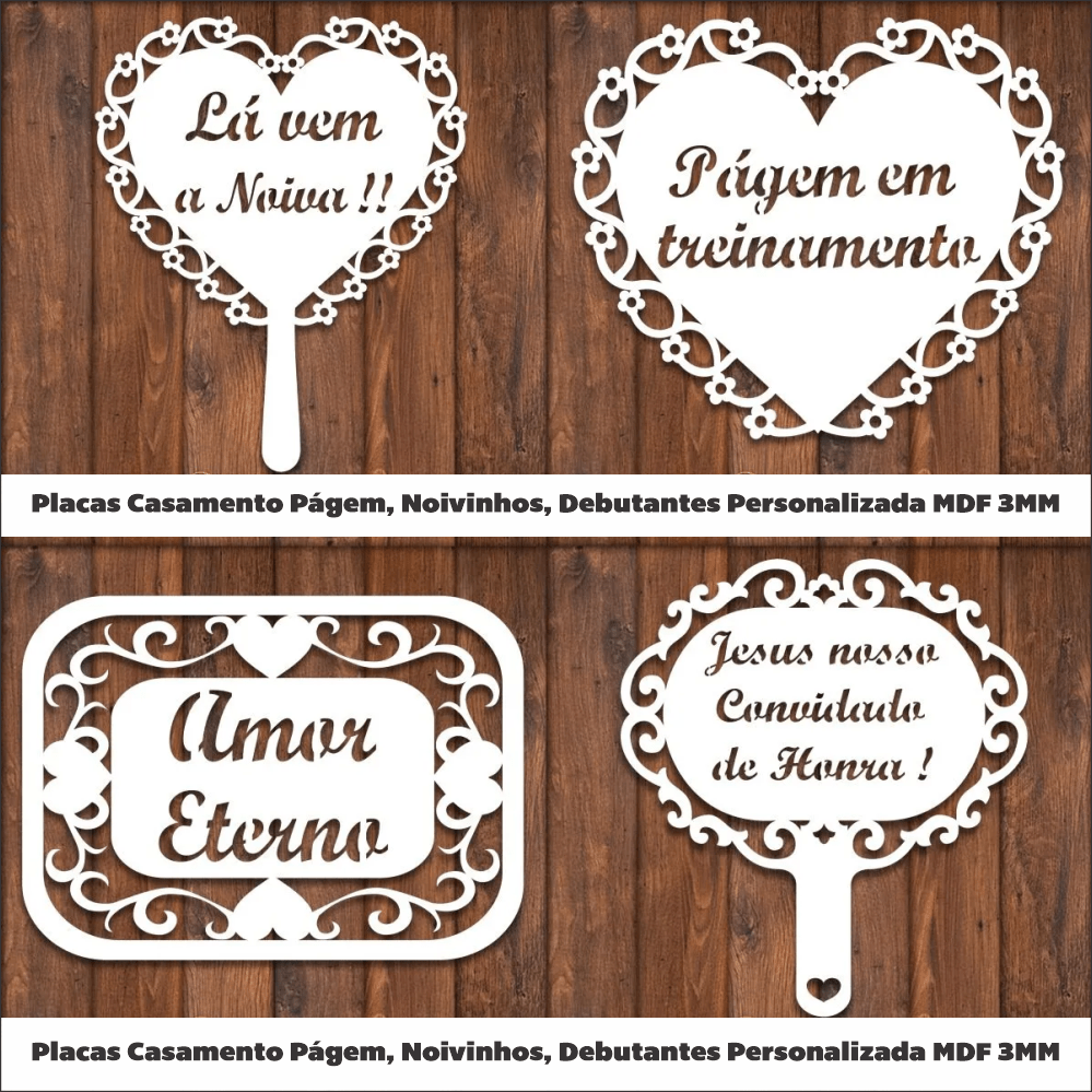 Gráfica Marcos Placas - Placa MDF 3mm Casamento Págem Personalizado
